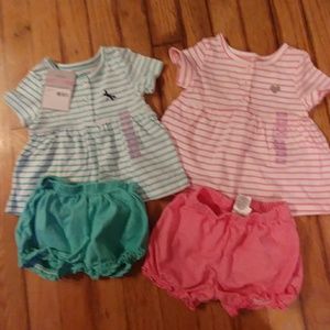 Lot / 2 Carter's shorts outfits